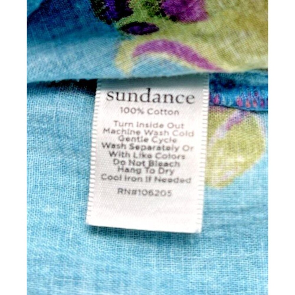 Sundance womens gorgeous luxury floral summer cottagecore long sleeve NWOT Large - Picture 8 of 8